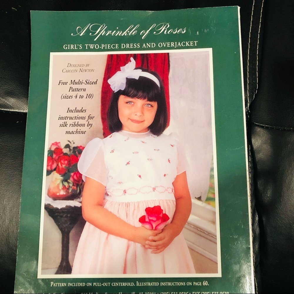 Vintage 1997 Sew Beautiful Heirloom Arts Book includes Christening Gown Pattern - Picture 5 of 10